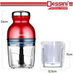 DESSINI ITALY RS-1686 900mL Capsule Cutter Spin Chopper Blender Grinder Mixer Mincer Masher Juicer Pengisar Pengadun hanya RM8.70 di Shopee