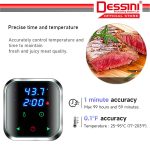 DESSINI ITALY Sous Vide Slow Cooker Machine Precision Digital Thermal Immersion Water Circulator Touch Control Heater hanya RM164.80 di Shopee