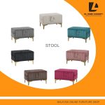 DL Home Concept Stool/Ottomans/Bench Chair with Side Storage hanya RM58.80 di Shopee