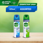 Dettol Antibacterial Disinfectant Spray Morning Dew/Crisp Breeze 225ml hanya RM12.99 di Shopee