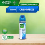 Dettol Antibacterial Disinfectant Spray Morning Dew/Crisp Breeze 225ml hanya RM12.99 di Shopee