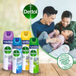 Dettol Antibacterial Disinfectant Spray Morning Dew/Crisp Breeze 225ml hanya RM12.99 di Shopee