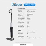 Dibea H8 Cordless Smart Wet Dry Floor Washer & Vacuum Cleaner | 13kPa Suction | Self-Cleaning | Local Warranty hanya RM858.00 di Shopee