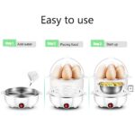 EGG COOKER STEAMER 2 LAYERS Pengukus Telur Dandang Electric Automatic Safe Power Off Boiler Multi-Function hanya RM15.6 di Shopee