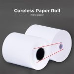 EPANDA Coreless Thermal Paper Roll Receipt Roll Thermal Receipt Paper Roll Kertas Resit Roll 80x60mm / 57x40mm hanya RM0.51 di Shopee