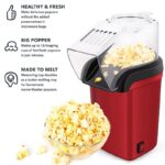 Electric Popcorn Maker Hot Air Blowing Popper Household Automatic Machine Pop Corn Mesin hanya RM33.9 di Shopee