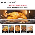 Electrova New Ecowell Series Exclusive XXLarge Air Fryer Oven (26L) hanya RM439.00 di Shopee