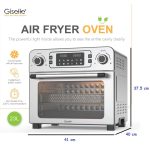 Giselle Digital 10-In-1 Air Fryer Oven Toast/Bake/Broil/Roast/Dehydrate/Rotisserie (23L) KEA0340 hanya RM359.99 di Shopee