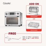 Giselle Digital 10-In-1 Air Fryer Oven Toast/Bake/Broil/Roast/Dehydrate/Rotisserie (23L) KEA0340 hanya RM359.99 di Shopee