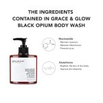 Grace and Glow Black Opium Body Wash Scented Shower Gel - Sabun Mandian for Brightening & Moisturizing with Niacinamide hanya RM17.20 di Shopee