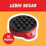 HOT SELLING ‼️ Takoyaki Maker Pan Electric Machine Acuan Takoyaki hanya RM54 di Shopee