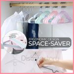 Hangers Premium Stainless Steel Anti Slip Hanger Baju [Ready Stock] High Quality Penyangkut Tudung hanya RM0.58 di Shopee