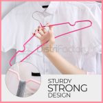 Hangers Premium Stainless Steel Anti Slip Hanger Baju [Ready Stock] High Quality Penyangkut Tudung hanya RM0.58 di Shopee