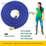 [Hightechworld.my] Expandable Magic Flexible Garden Water Hose Plastic Spray Gun Garden Car Yard Hose Pipe Outdoor Water hanya RM20.01 di Shopee