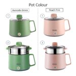 Innomax Modern Mini Rice Cooker Periuk Nasi Quick Meal Baby Food Malaysia Plug Multi Function Steamer Hotpot DE100 hanya RM26.47 di Shopee