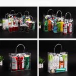 JOM Transparent Bag Shopping Bag Doorgift Bag Gift Bag Plastic Bag Transparent Goodies Bag Clear PVC Tote Bag Wedding hanya RM0.61 di Shopee