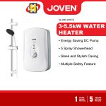 Joven Instant Water Heater (DC Pump)(Black/White) Inverter 5-Spray Pattern Shower head SL30iP / SL30iP-AWB / SL30iP-RS hanya RM279.00 di Shopee