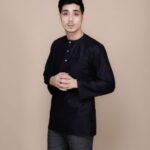 KURTA LELAKI TANPA KOLAR COTTON hanya RM33.25 di Shopee