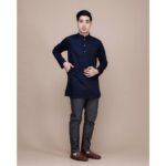 KURTA LELAKI TANPA KOLAR COTTON hanya RM33.25 di Shopee