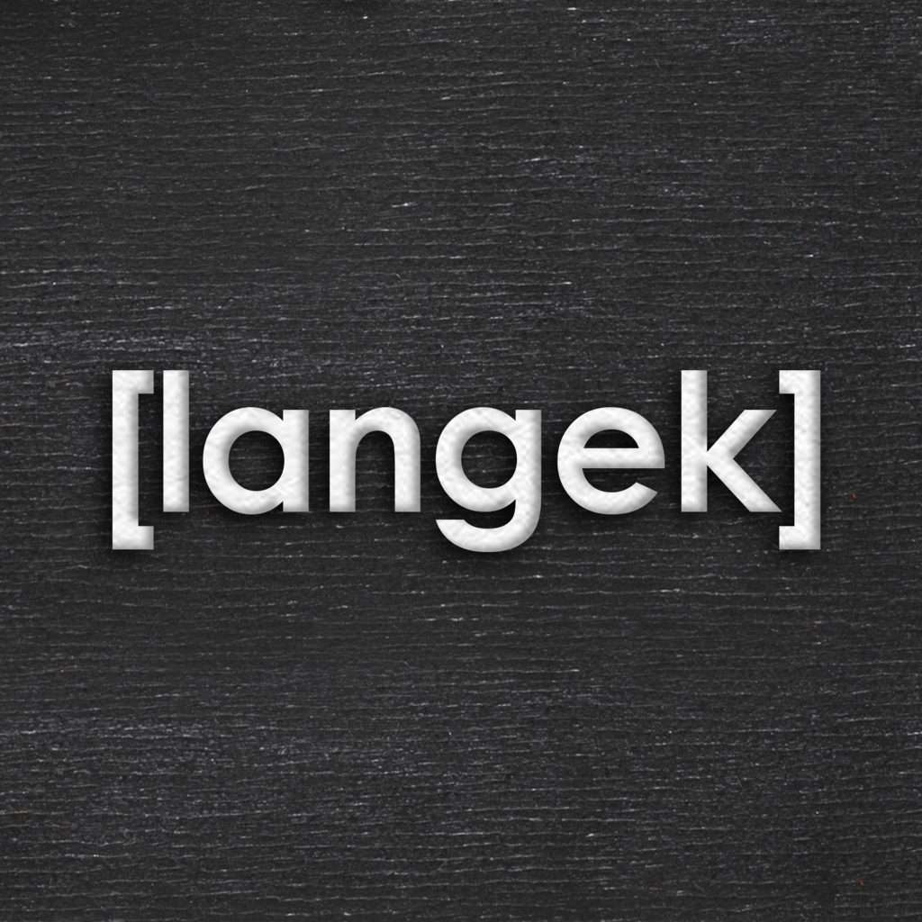 Logo Langek Milk Coffee