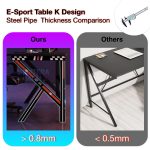 MIRA High Quality Gaming Table for E-Sport/Computer/PC/Study Thicker & Stable Anti-Scratch Table (80/100/120/140/160 cm) hanya RM39.90 di Shopee