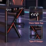 MIRA High Quality Gaming Table for E-Sport/Computer/PC/Study Thicker & Stable Anti-Scratch Table (80/100/120/140/160 cm) hanya RM39.90 di Shopee