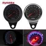 MOTORCYCLE RPM METER 12V TACHOMETER METER LED BACKLIGHT 13K RPM SHIFT METER MOTOR UNIVERSAL hanya RM15.81 di Shopee