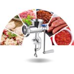 Manual Meat Grinder Sausage Stuffer Beef Noodle Pasta Mincer Maker Gadgets Home Aluminum Meat Grinding Machine hanya RM38.62 di Shopee