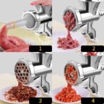 Manual Meat Grinder Sausage Stuffer Beef Noodle Pasta Mincer Maker Gadgets Home Aluminum Meat Grinding Machine hanya RM38.62 di Shopee