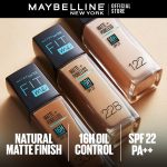 Maybelline Fit Me Matte + Poreless Liquid Foundation 16H Oil Control (30ml) hanya RM34.14 di Shopee