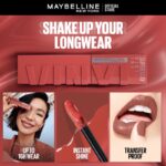 Maybelline Super Stay Vinyl Ink Transfer Proof Shine Longwear Lipstick hanya RM41.52 di Shopee