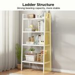 NR Lerberg 5 Tier Multipurpose Storage Rack Metal Bookshelf Slanted Shelves / Rak Besi / Rak Serbaguna Rak Buku Murah 架子 hanya RM32.90 di Shopee