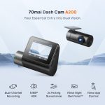 [New Launch] 70mai Dashcam A200 Dual Channel 1080P Full HD+ HDR | 24H Parking Surveillance hanya RM269.00 di Shopee