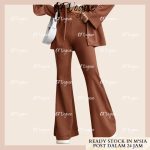 [OF VOGUE]Women Long Trousers New Fashion Palazo laici Female Cotton Loose Casual Pants Plus Size L hanya RM21.94 di Shopee