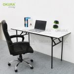 OKURA Foldable Banquet Table Event / Desk / Catering / Buffet Folding Table / Outdoor Dining Meja Lipat Niaga hanya RM31.91 di Shopee