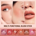 O.TWO.O Makeup Blush Stick Hydrating Gloss Lip & Cheek 6 Colors Beauty Cosmetics Soft Powder Blush Blusher Highlight Contour Face hanya RM11.68 di Shopee