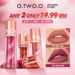 O.TWO.O Matte Lip Gloss Lip Tint Long Lasting 24H Waterproof Transferproof Non-stick Lightweight Kissproof Liquid Lipstick Matte Lip Tint  8 Shades Lip Makeup hanya RM11.55 di Shopee