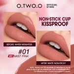 O.TWO.O Matte Lip Gloss Lip Tint Long Lasting 24H Waterproof Transferproof Non-stick Lightweight Kissproof Liquid Lipstick Matte Lip Tint  8 Shades Lip Makeup hanya RM11.55 di Shopee