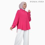 PANDAEYES Button Cey Crepe Blouse CLO-CNJJ1245BL hanya RM22.90 di Shopee