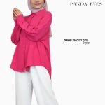 PANDAEYES Button Cey Crepe Blouse CLO-CNJJ1245BL hanya RM22.90 di Shopee