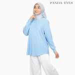 PANDAEYES PLEATED BLOUSE (CLO-CNJYF4123BL) hanya RM18.90 di Shopee