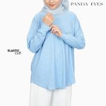 PANDAEYES PLEATED BLOUSE (CLO-CNJYF4123BL) hanya RM18.90 di Shopee