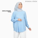 PANDAEYES PLEATED BLOUSE (CLO-CNJYF4123BL) hanya RM18.90 di Shopee