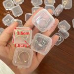 PKB 1pcs transparent plastic small box small square box earplug box pp small pill box mini storage box hanya RM0.11 di Shopee