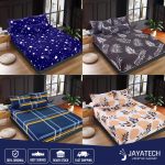 PREMIUM COTTON BEDSHEET 4 IN 1 QUEEN / 2 IN 1 SINGLE / FITTED GETAH KELILING CADAR SARUNG KATIL SARUNG TILAM LAPIS KATIL hanya RM6.98 di Shopee