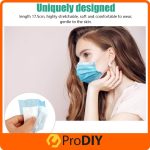 PRODIY 50pcs 3-PLY Disposable Earloop Face Mask Flu Protection Pollution Dust Haze Germs Pollen 3ply Topeng Muka 耳挂式口罩 hanya RM3.26 di Shopee