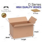 Packaging Box Carton Box Packing Box Paper Boxes Kotak - D Series Box hanya RM0.30 di Shopee