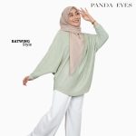 Panda Eyes Batwing Pleated Blouse CLO-CNJYF4122BL hanya RM14.45 di Shopee