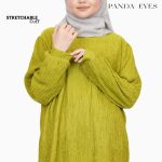 Panda Eyes Pleated Blouse CLO-CNWJ1096BL hanya RM14.90 di Shopee