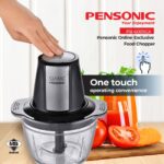 Pensonic Electric Garlic Chopper Chili Onion Blender Meat Glass Bowl (1L)| PB-6005GX hanya RM73 di Shopee